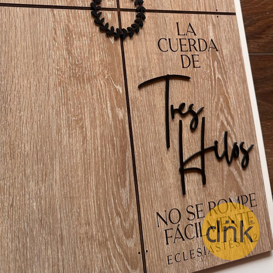 Cartel La Cuerda de Tres Hilos Matrimonio