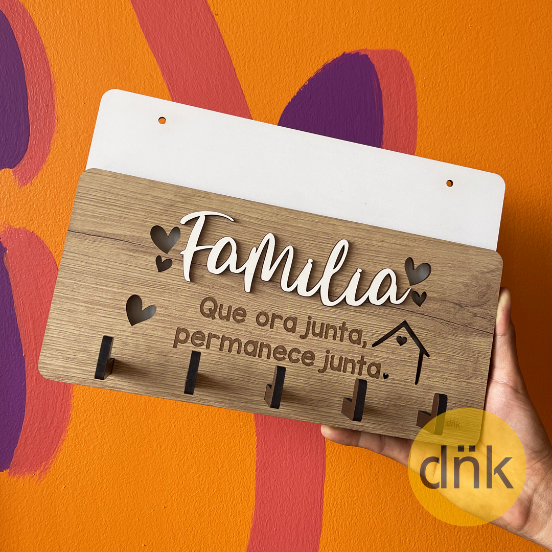 Portallaves Con Buzón Familia Que Ora