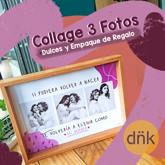 Collage 3 Fotos Mi Mamá
