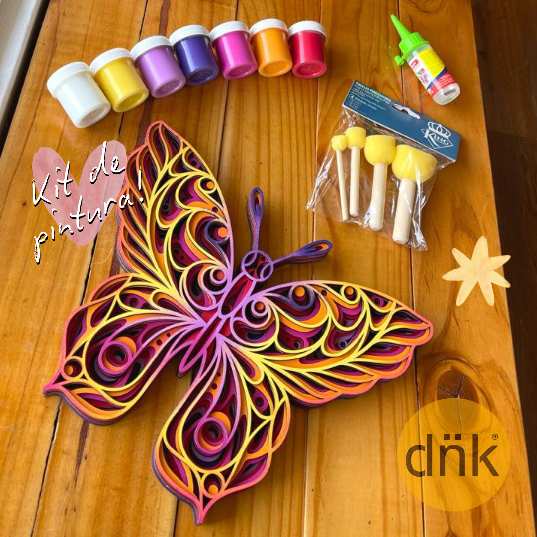 Kit de Pintura Mandala-Mariposa 🦋