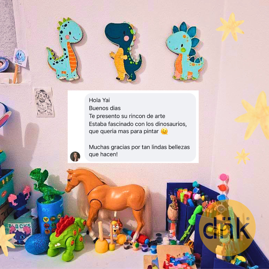 Kit de Pintura - Dinosaurios 🦖🦕