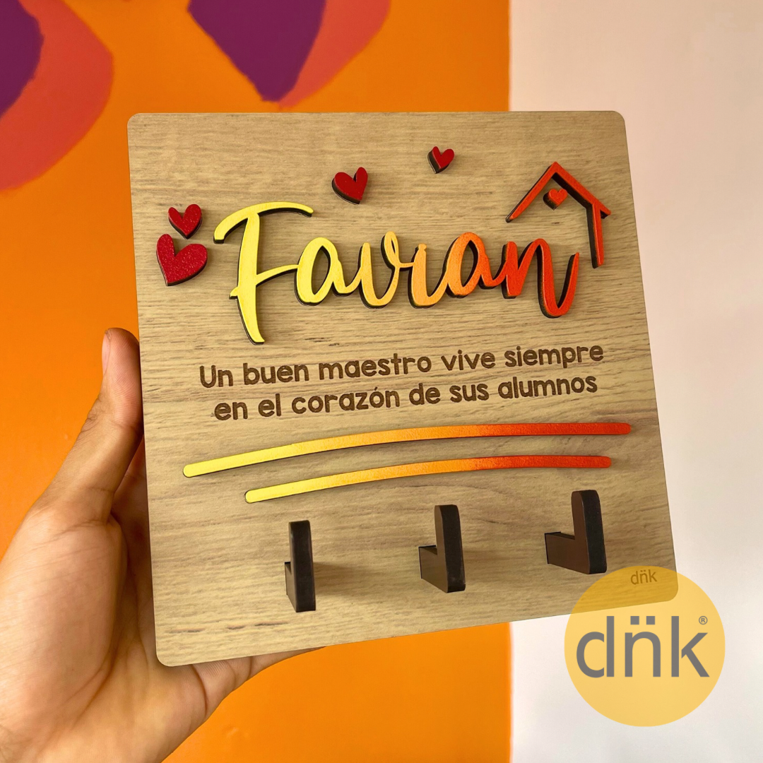 Portallaves Cuadrado Maestro