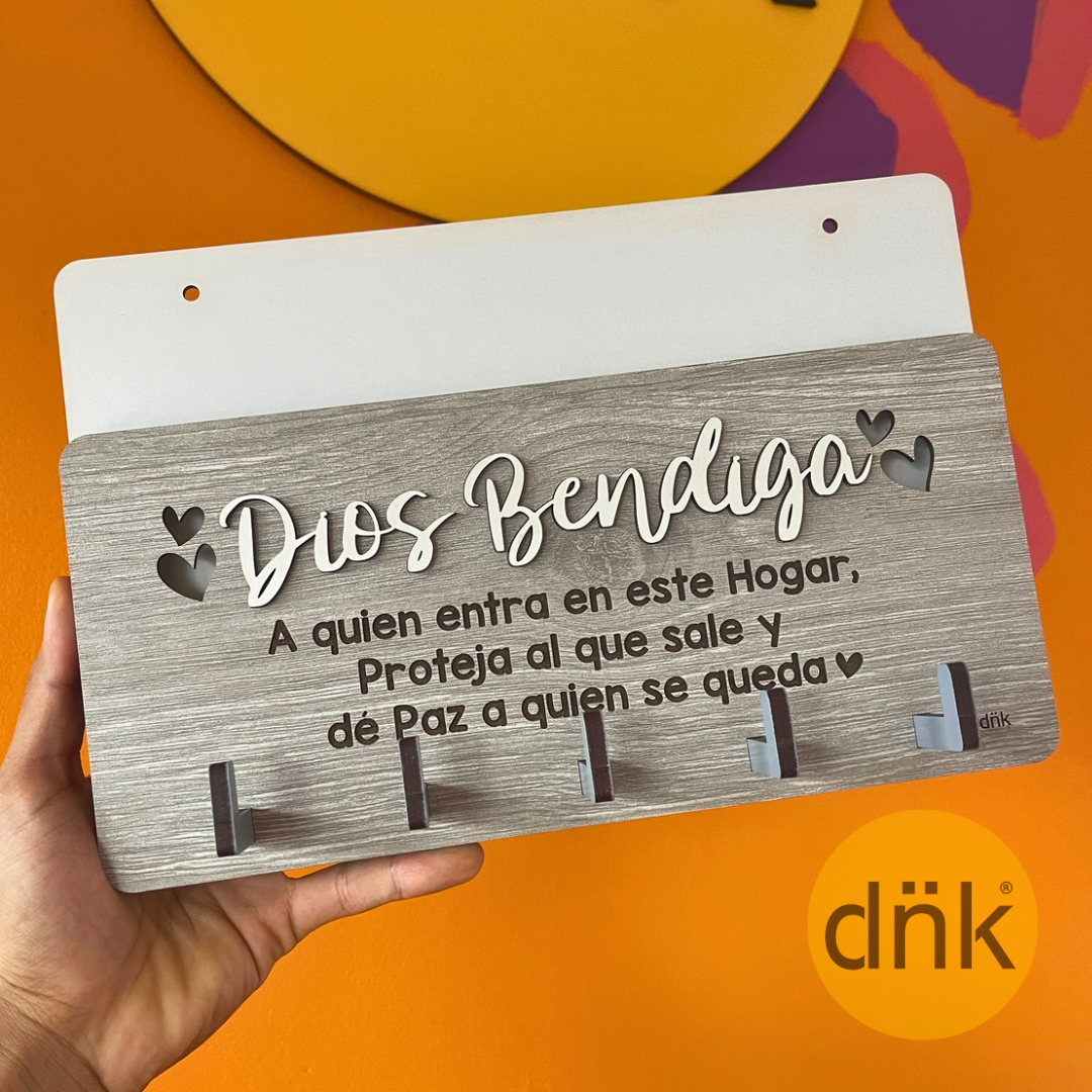 Portallaves con Buzón Dios Bendiga