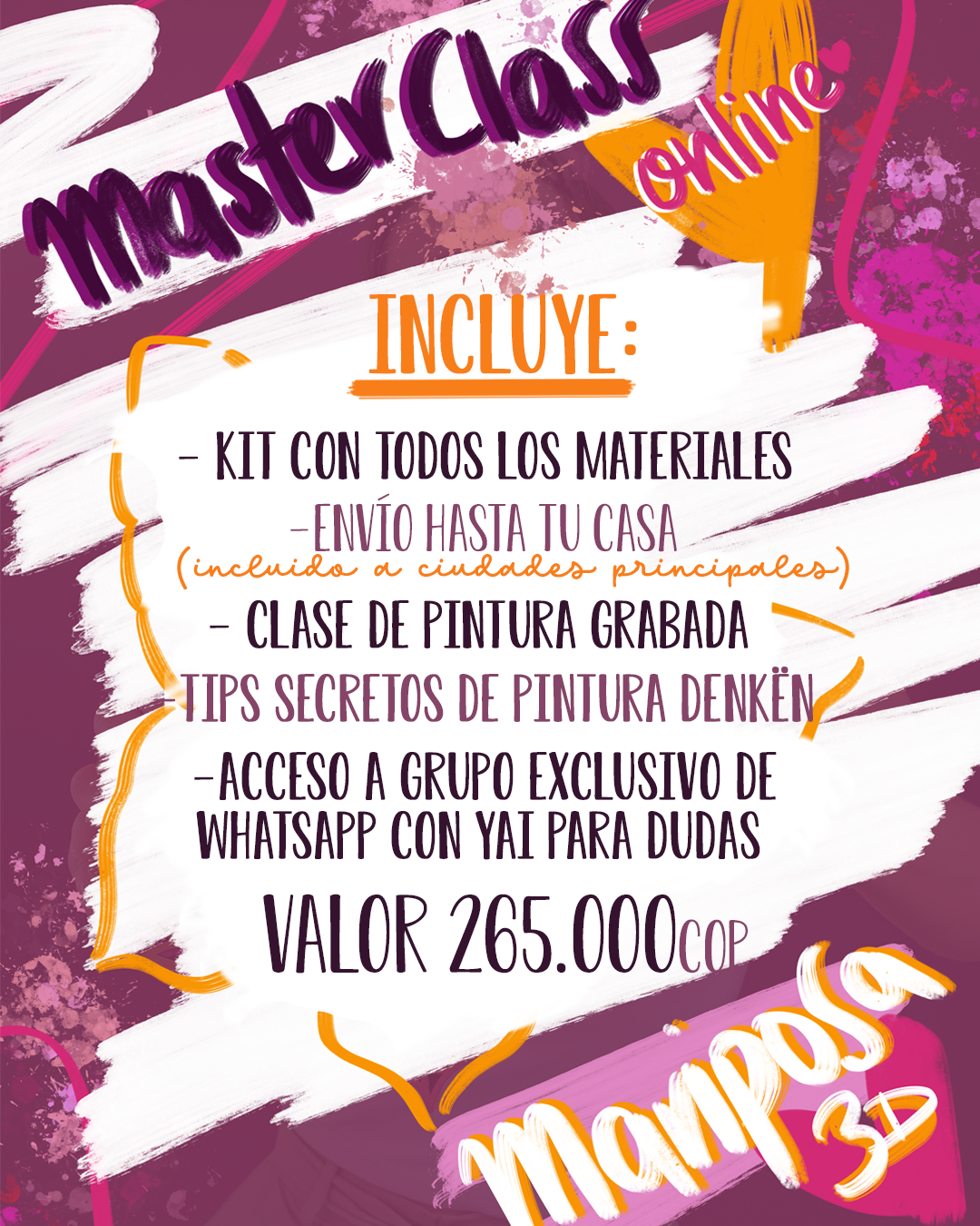 Masterclass Mariposa 3D 🦋