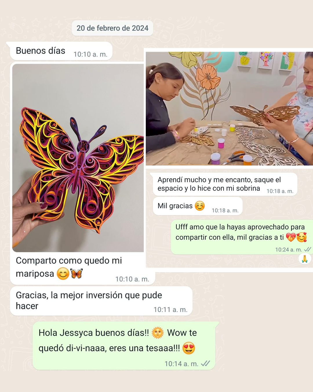 Masterclass Mariposa 3D 🦋