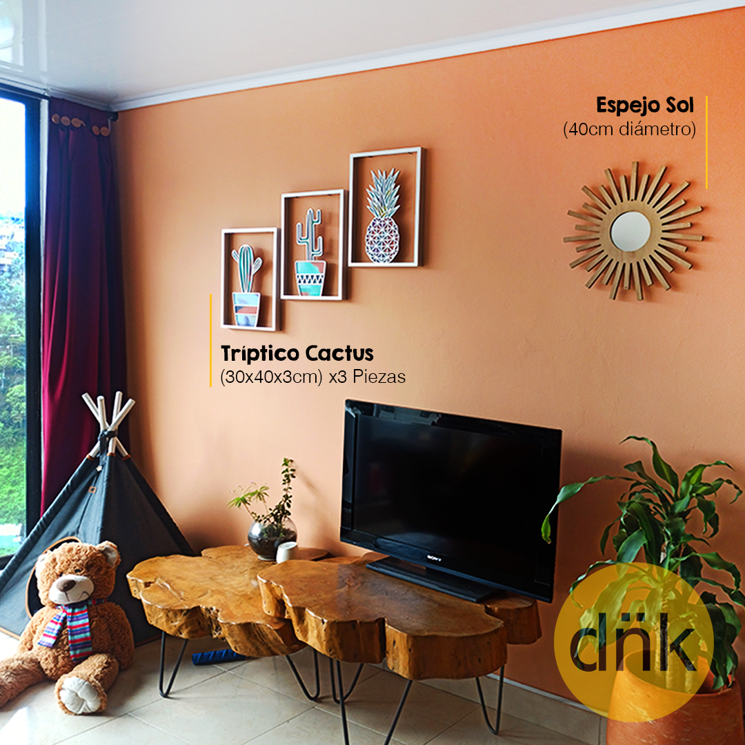 Espejo Decorativo Diseño Sol