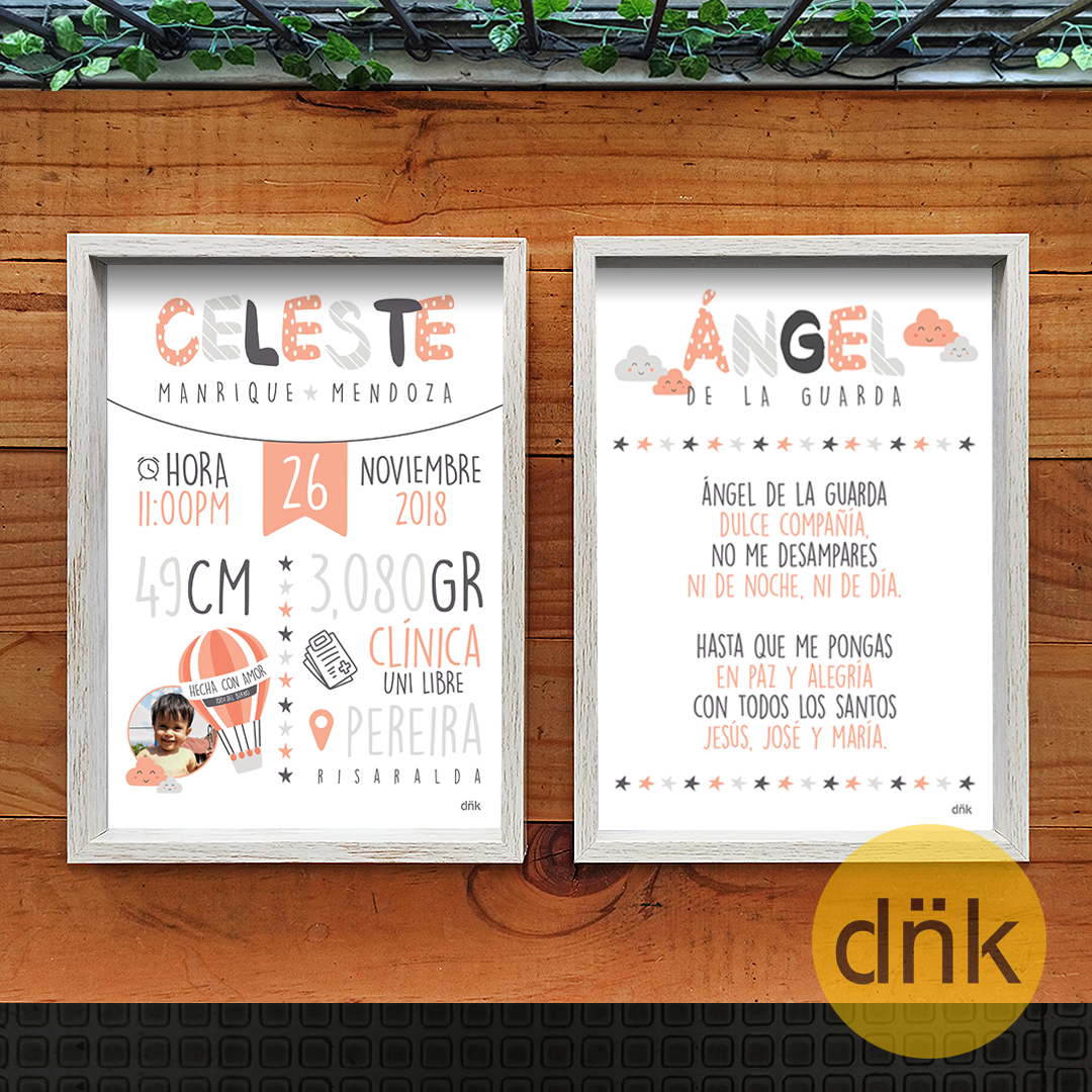 Cuadros Nacimiento y Ángel de la Guarda