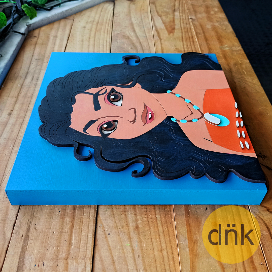 Cuadro 3D Moana
