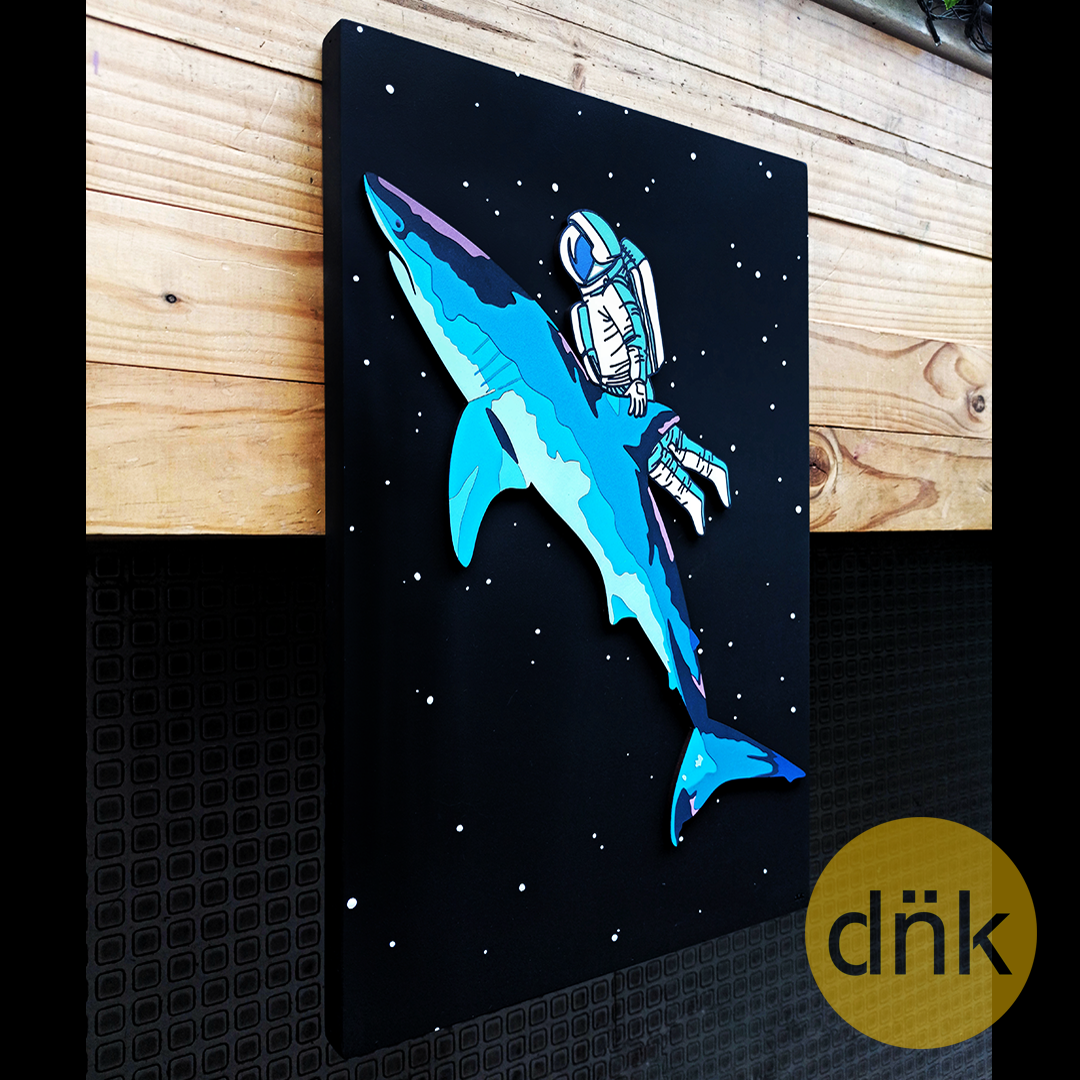 Cuadro 3D Astronauta