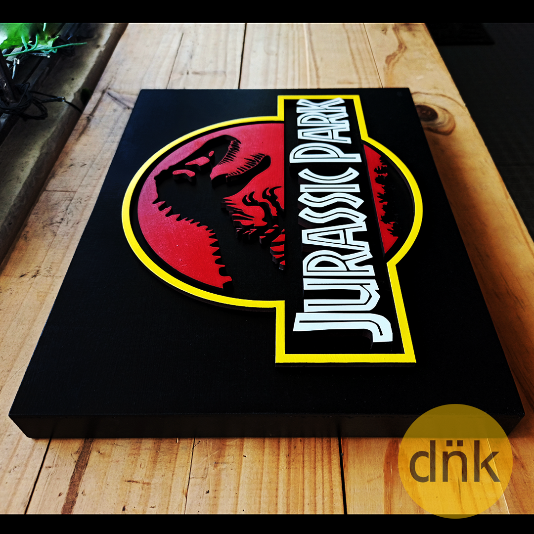 Cuadro 3D Jurassic Park