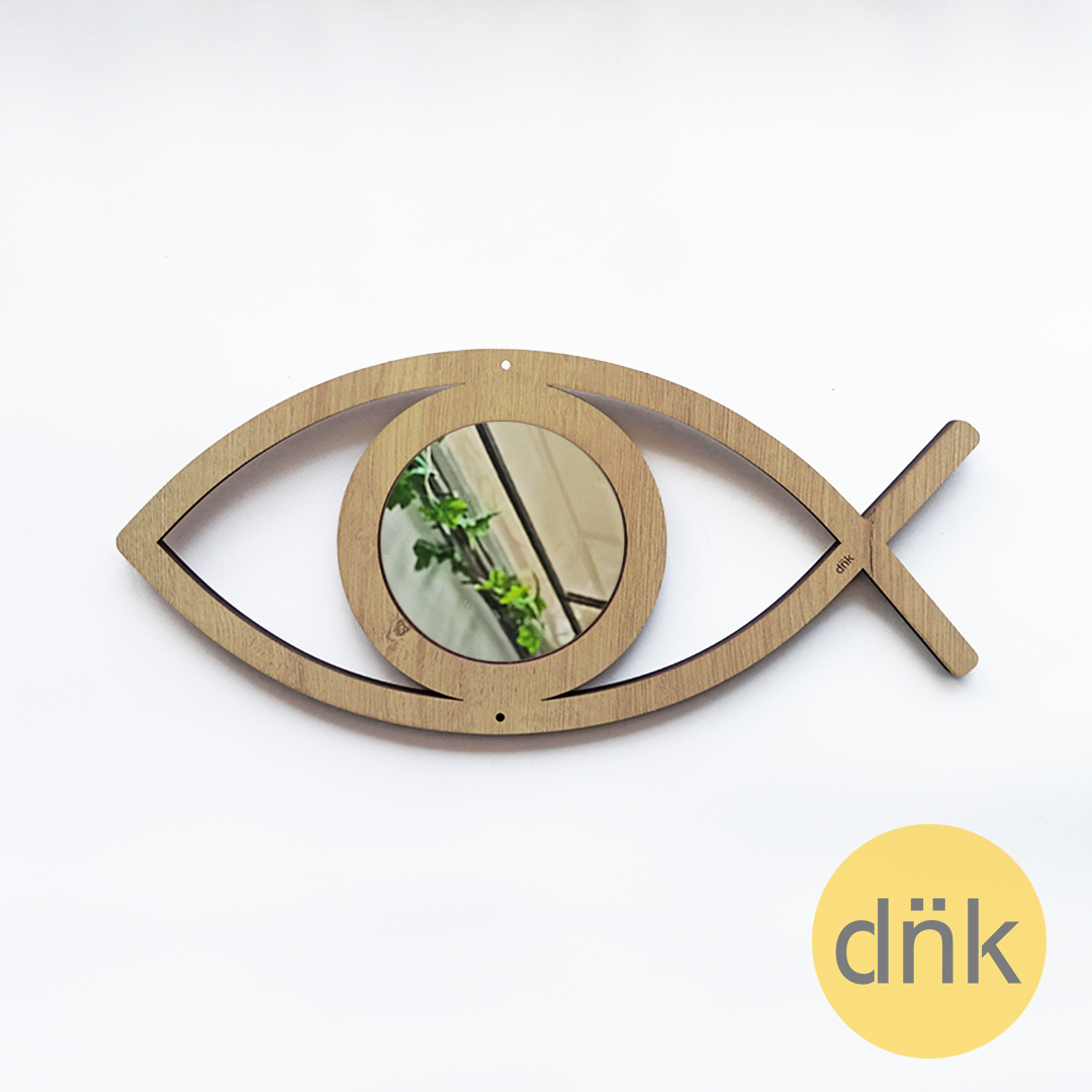 Espejo Decorativo Diseño Pez