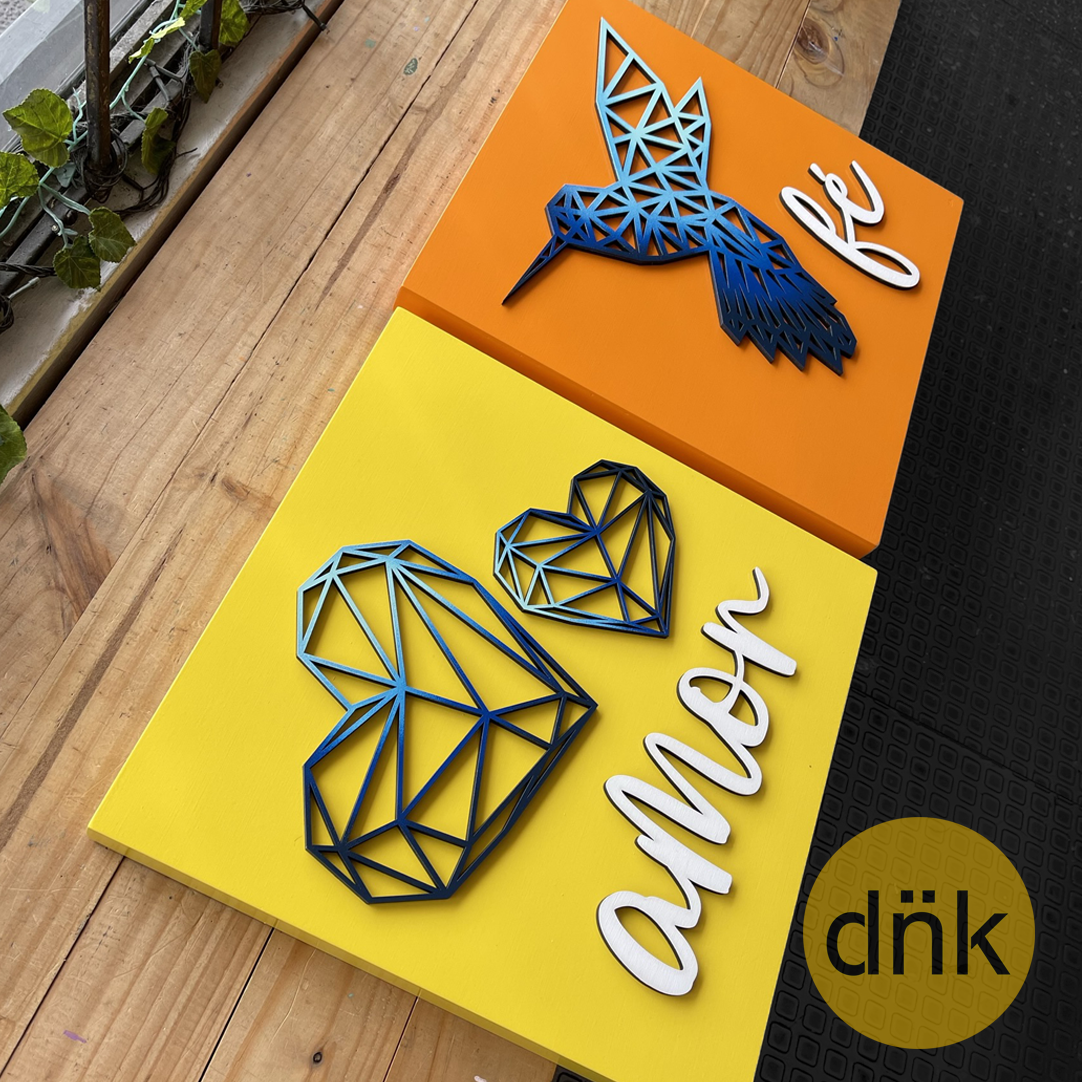 Díptico Amor y Fé Colorido