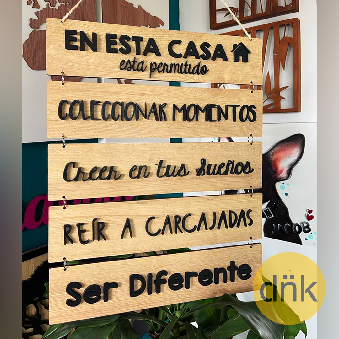Cartel En Esta Casa