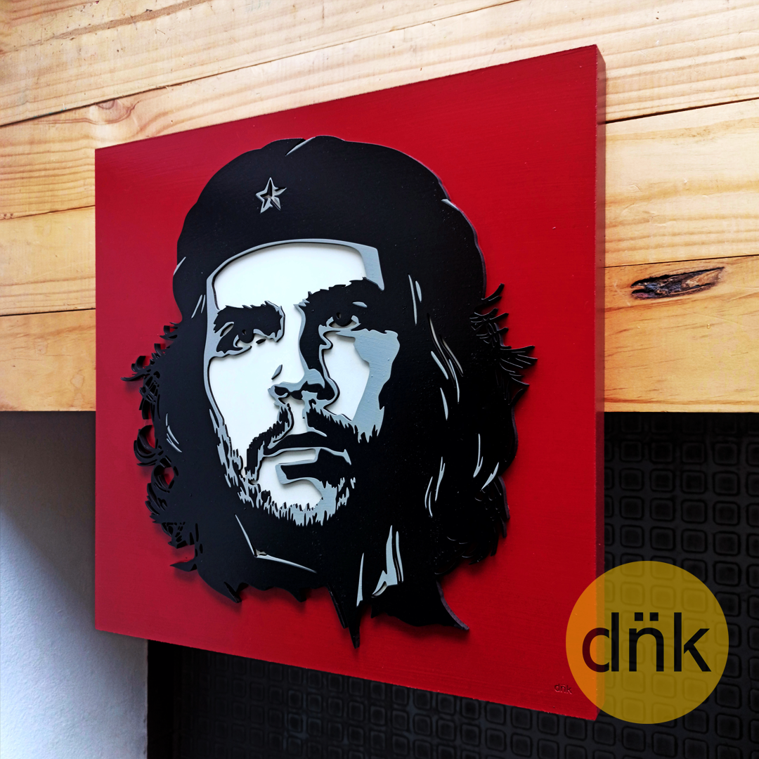 Cuadro 3D Che Guevara