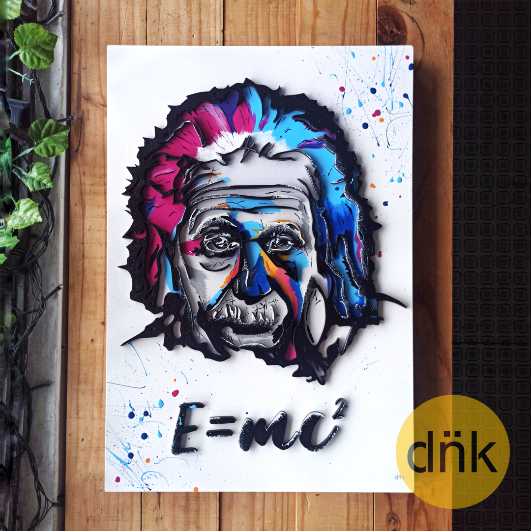 Cuadro 3D Einstein