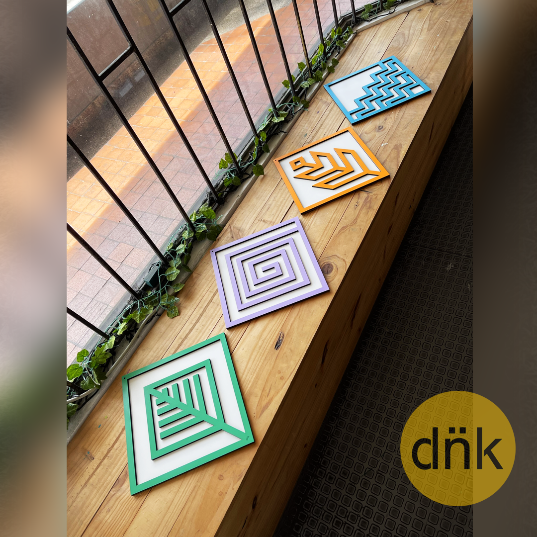 Cuadros 3D 4 Elementos