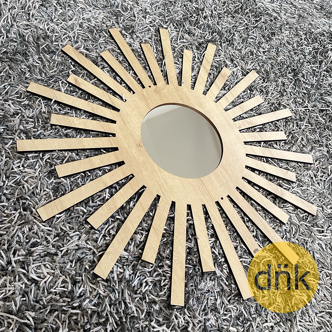 Espejo Decorativo Sol 80cm