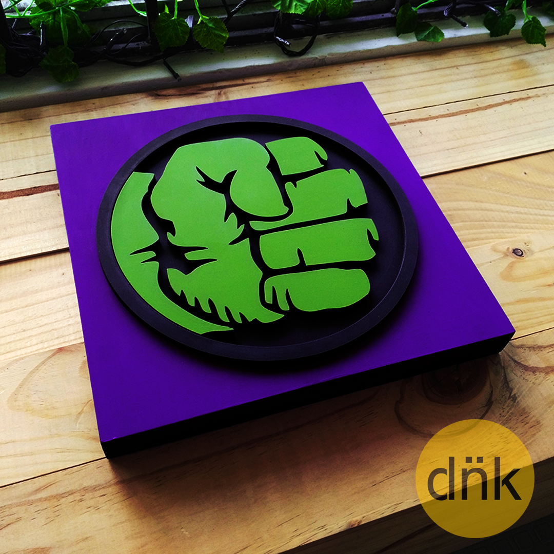 Cuadro 3D Hulk