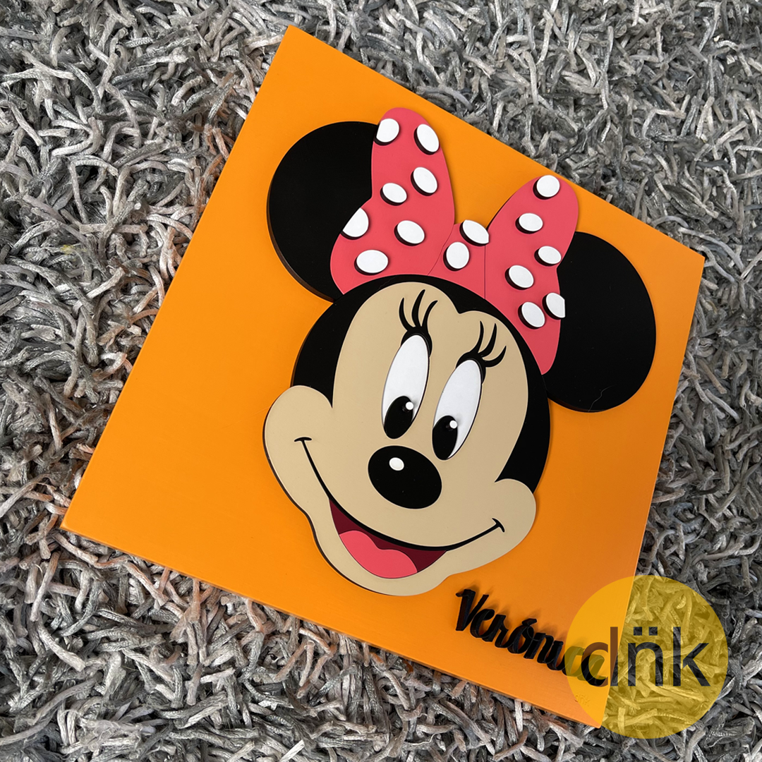 Cuadro 3D Minnie Mouse