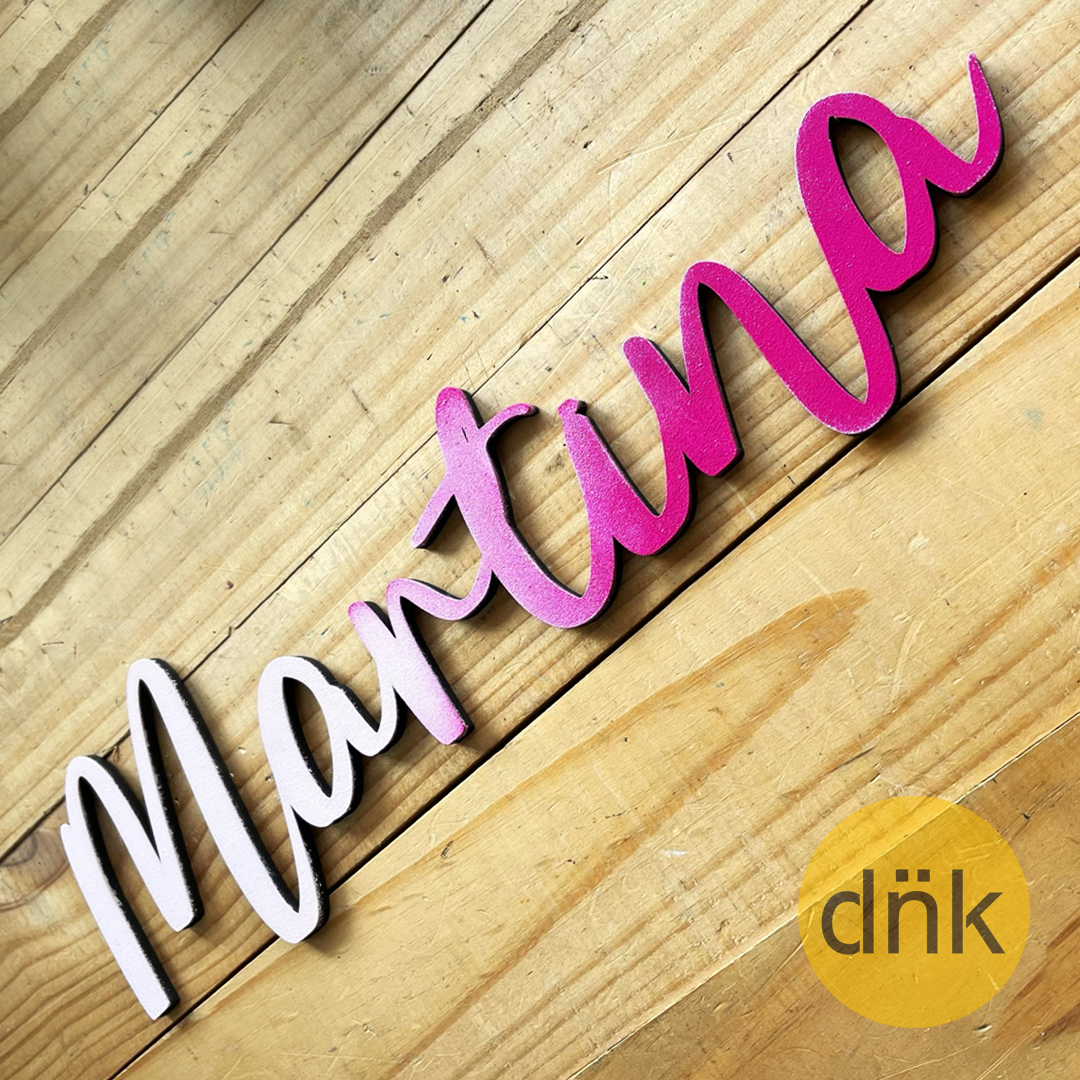 Nombre Personalizado Degradé