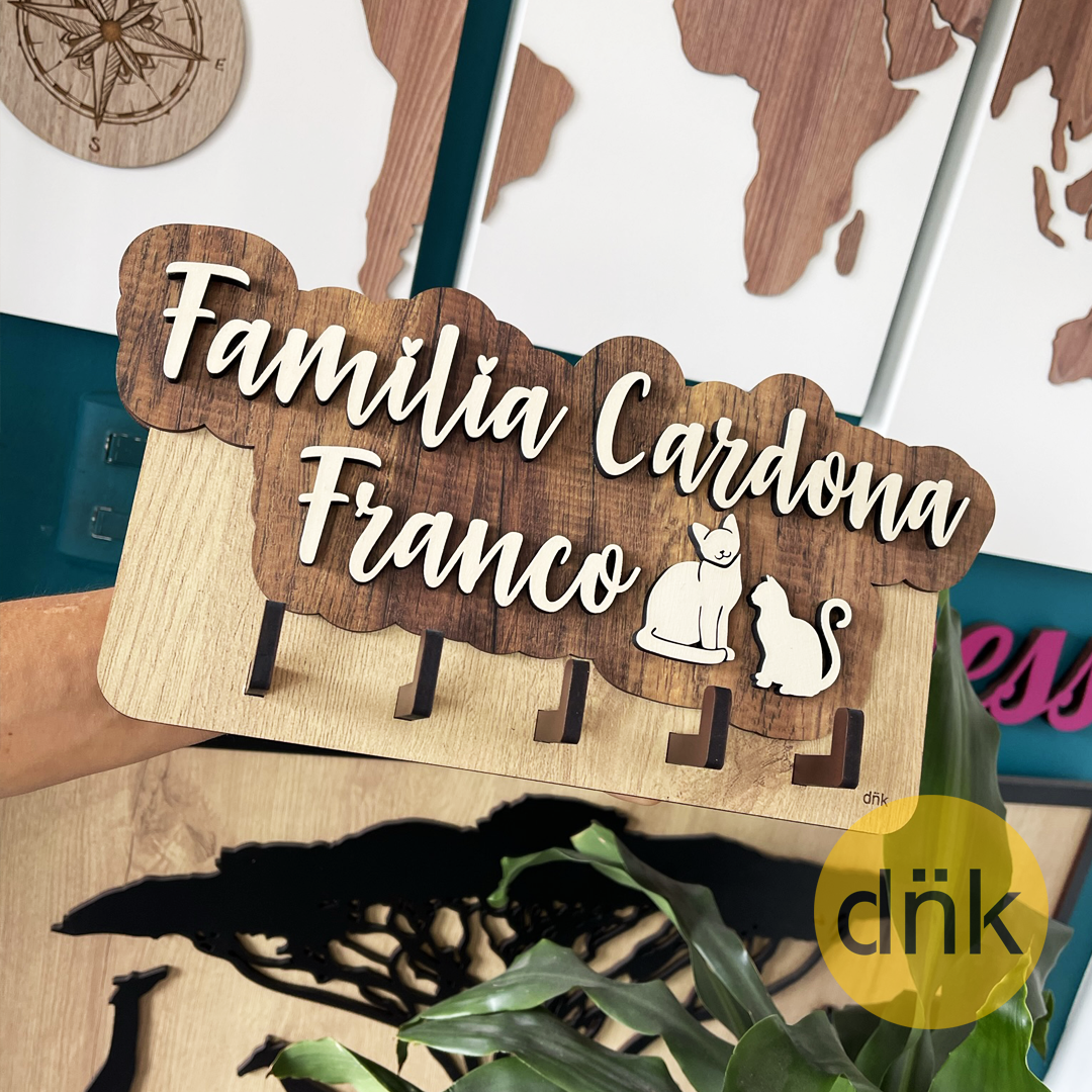 Portallaves Apellidos Familia Personalizado