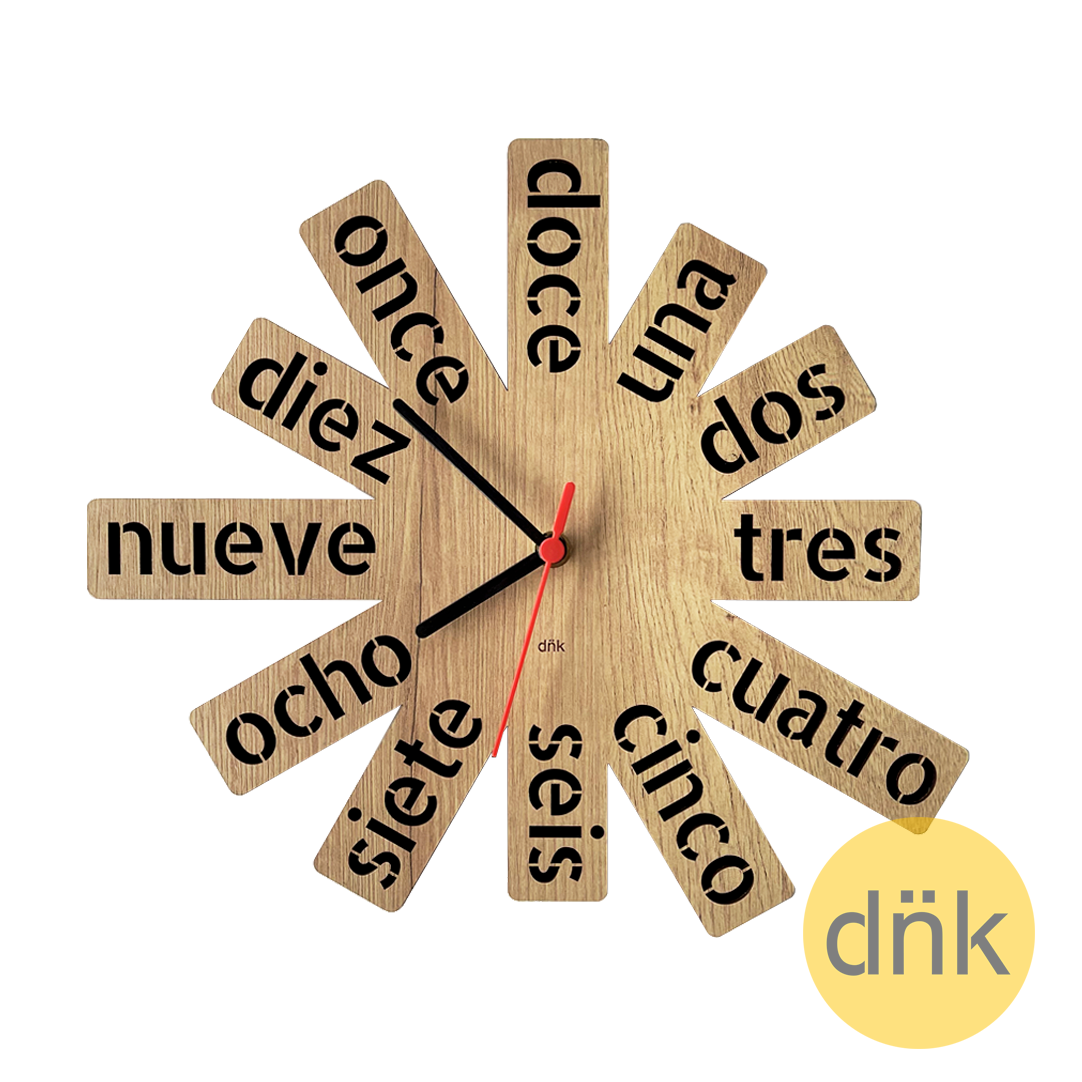 Reloj Letras