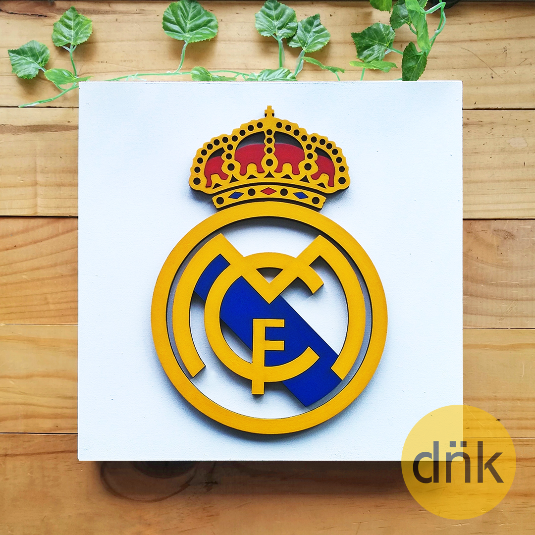 Cuadro 3D Escudo Real Madrid – dnk.col