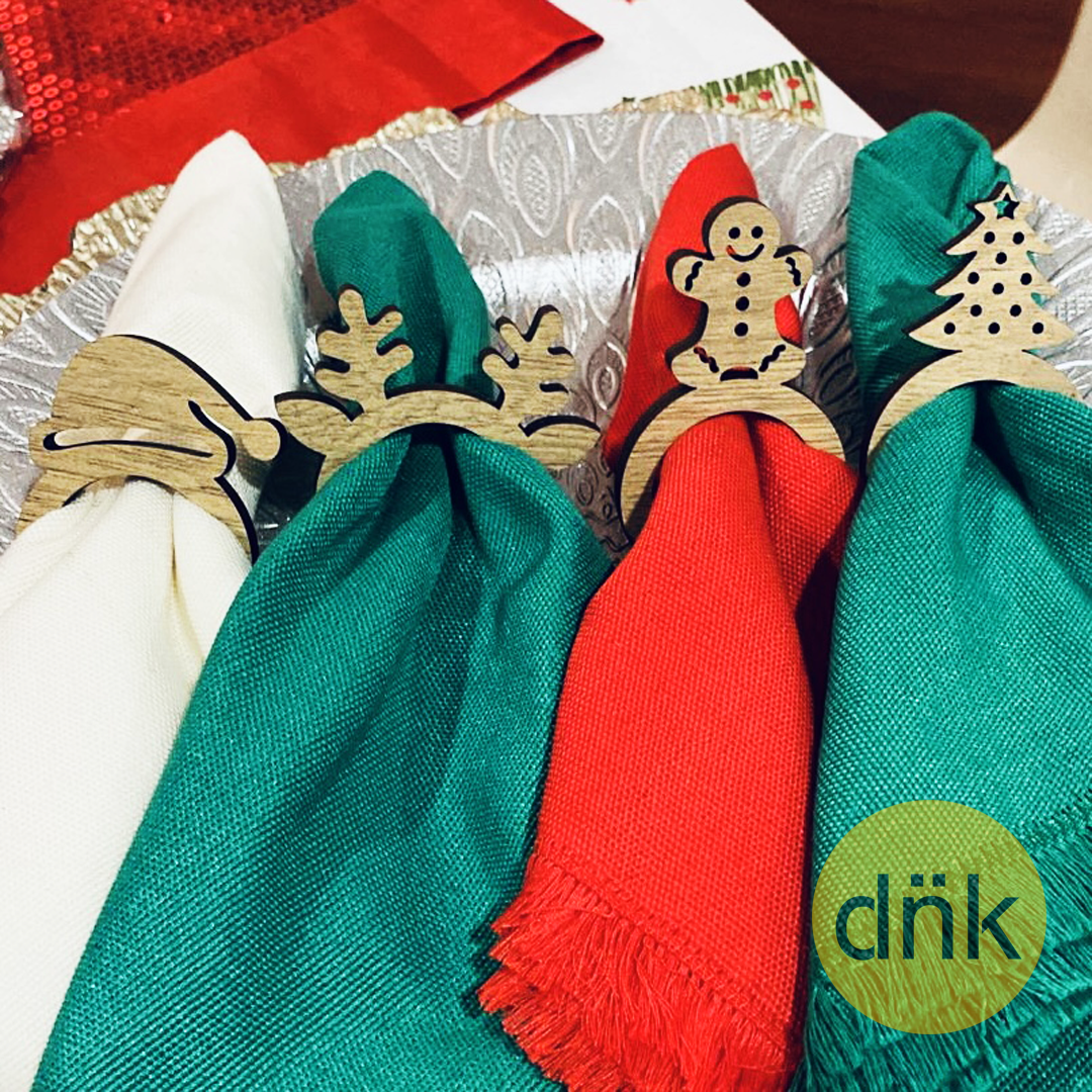 Set Servilleteros de Navidad