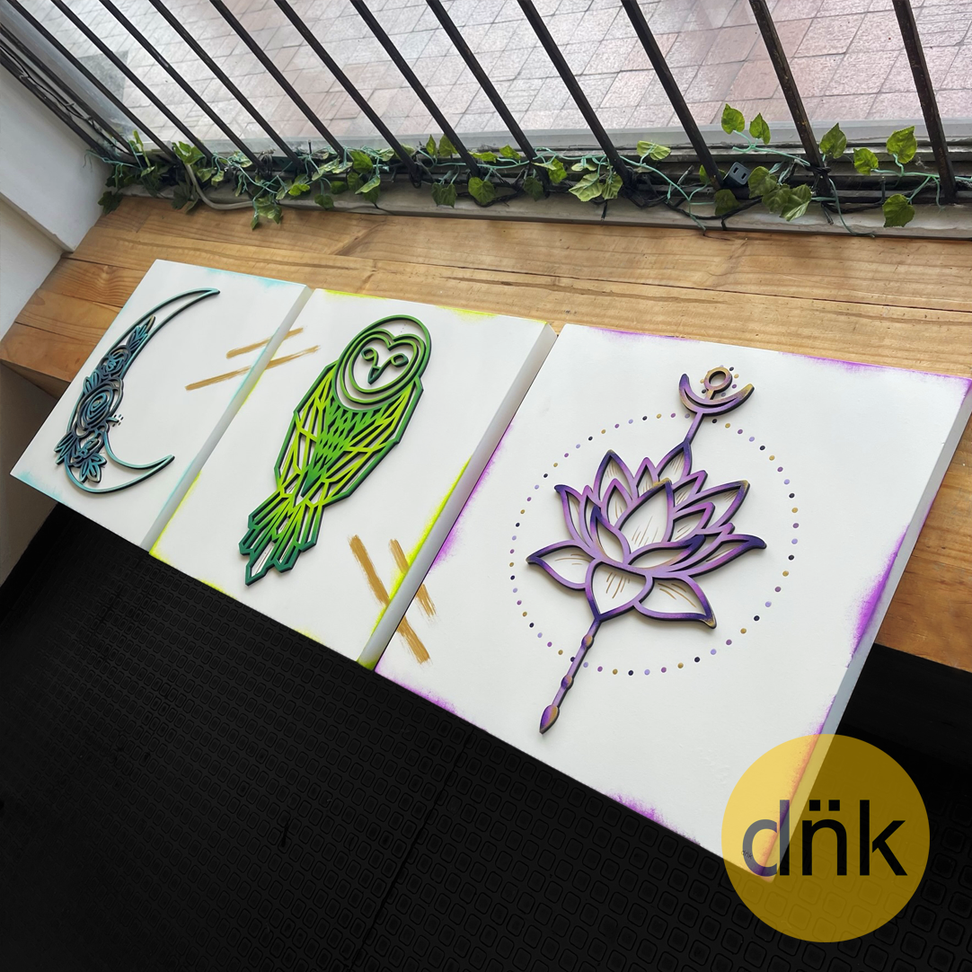 Tríptico Magia Degradé