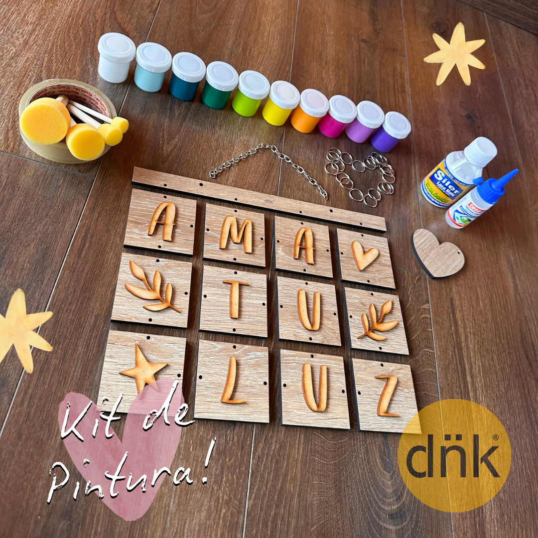 Kit de Pintura - Cartel Ama tu Luz ❤️✨