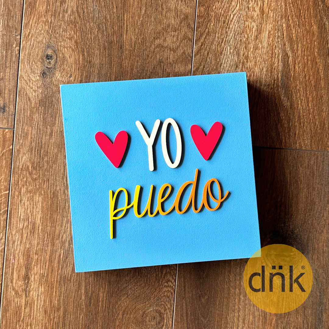 Cuadro 3D Yo Puedo