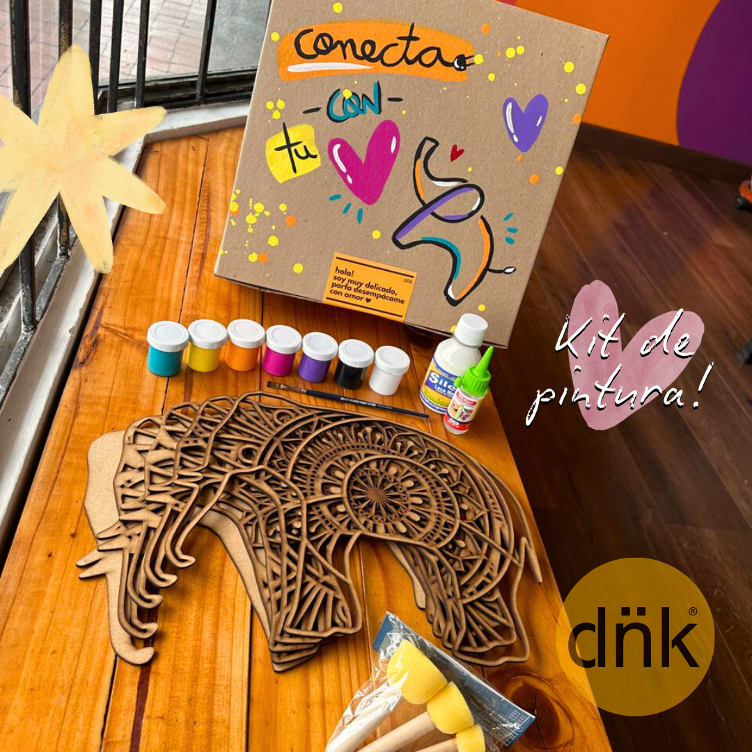 Kit de Pintura Mandala-Elefante 🐘