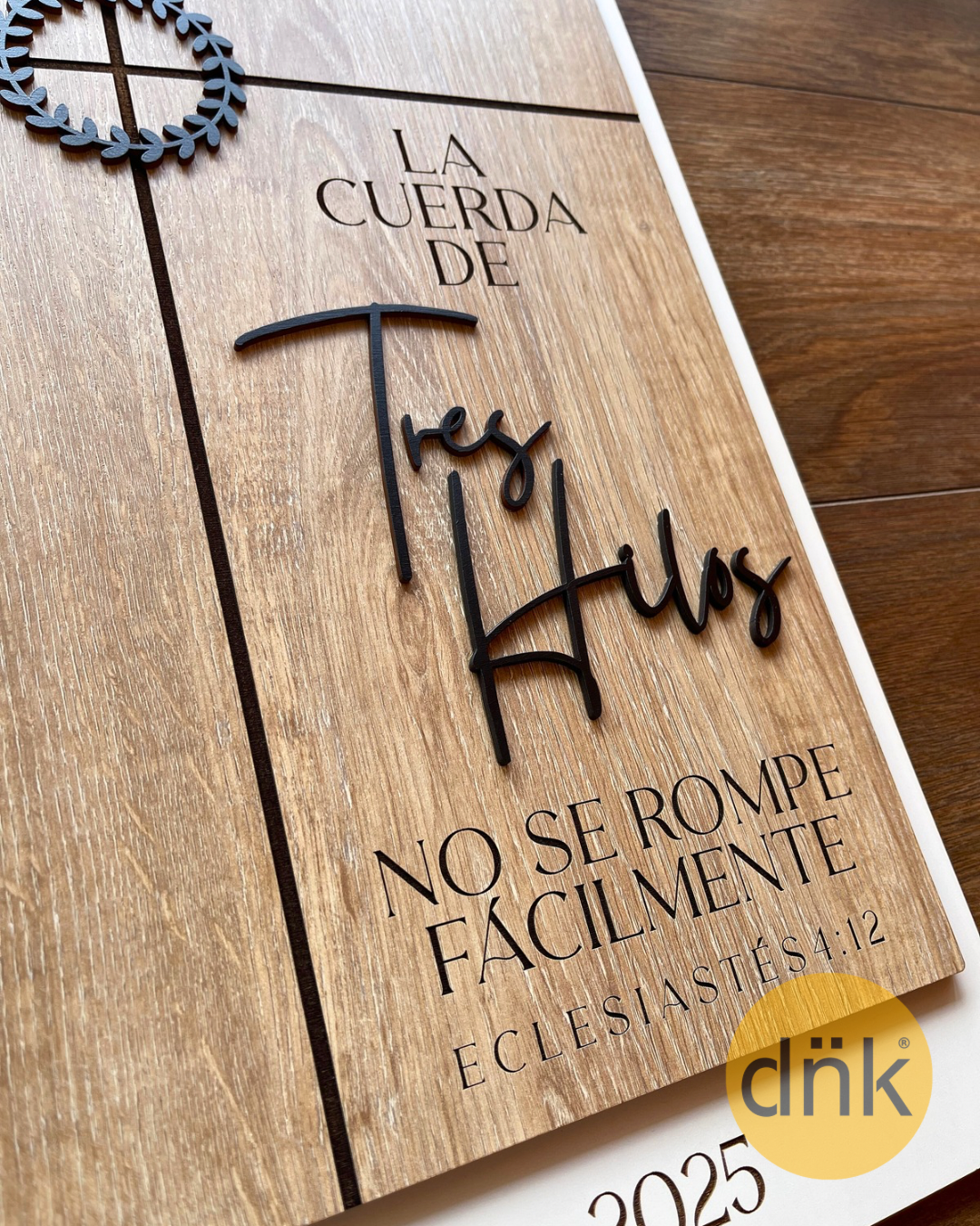 Cartel La Cuerda de Tres Hilos Matrimonio