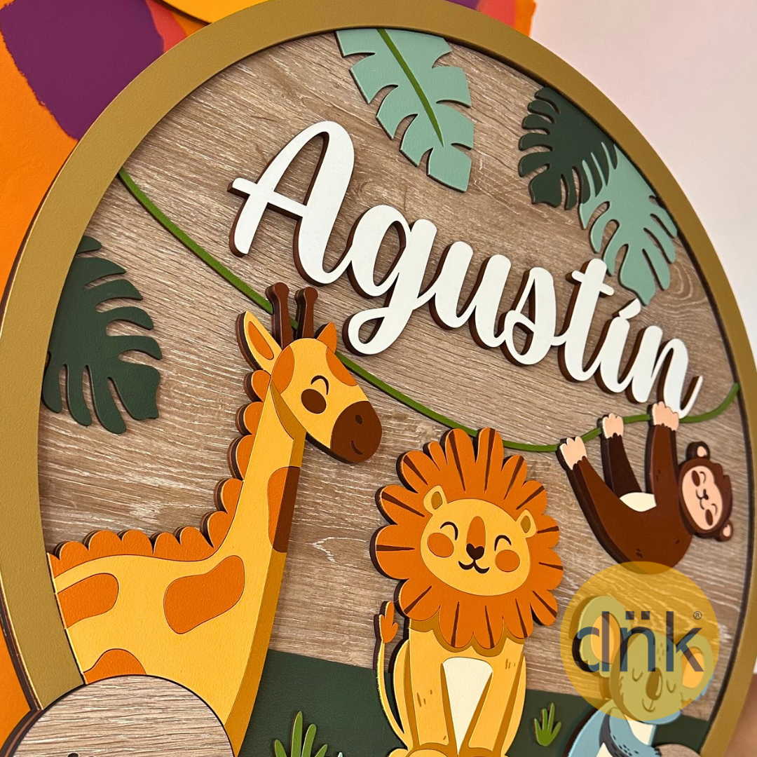 Círculo Selva con nombre y datos