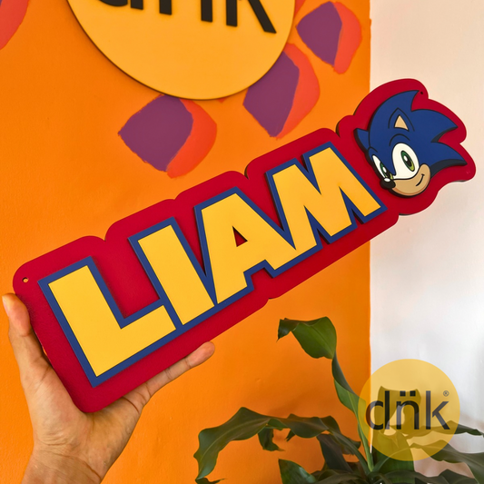 Nombre con Sonic