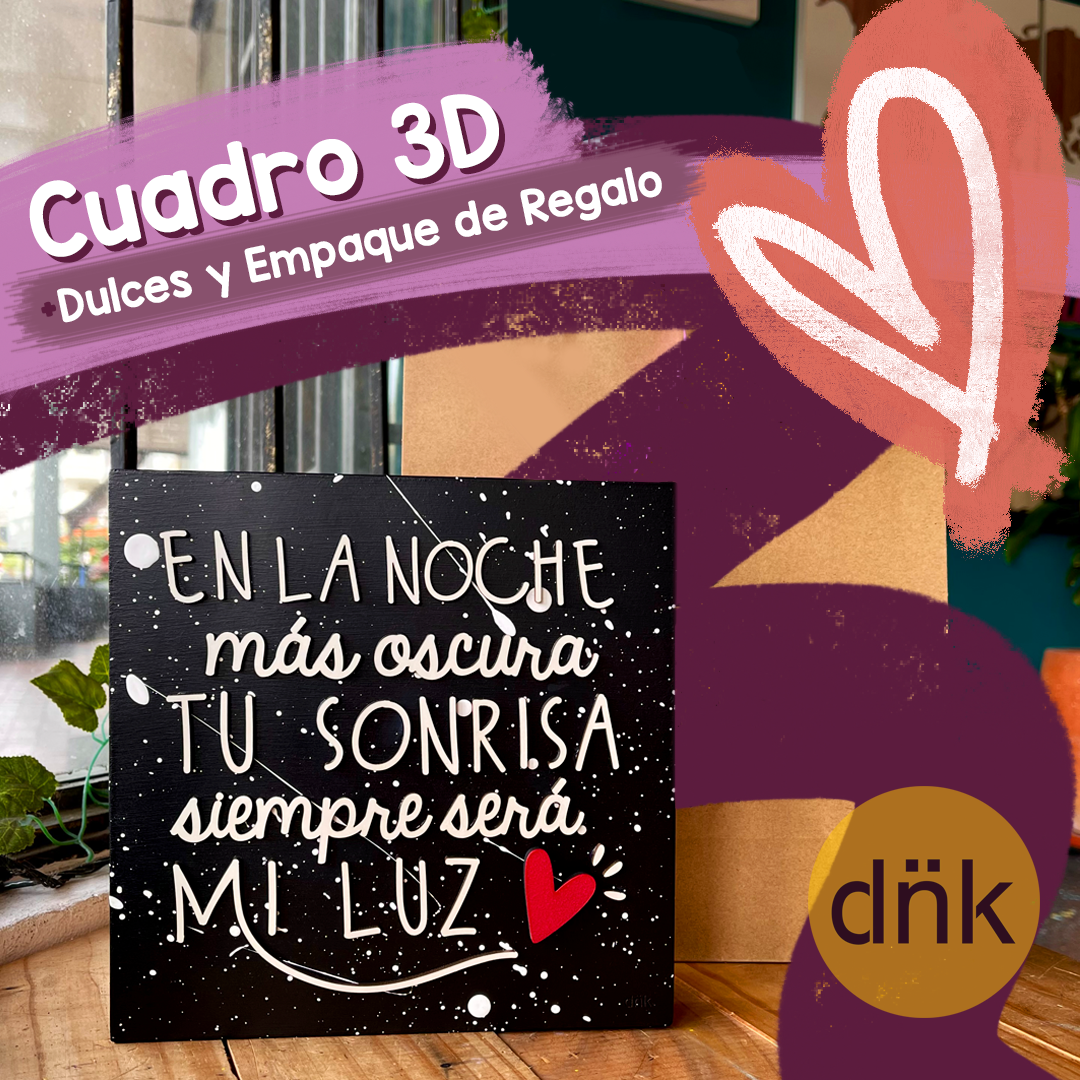 Cuadro 3D Mi Luz