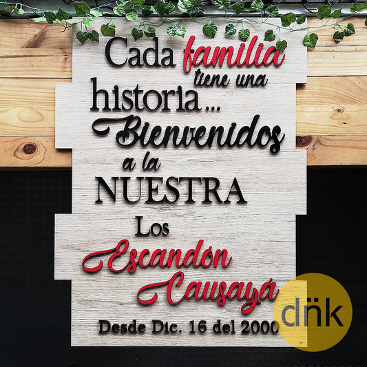 Cartel Cada Familia