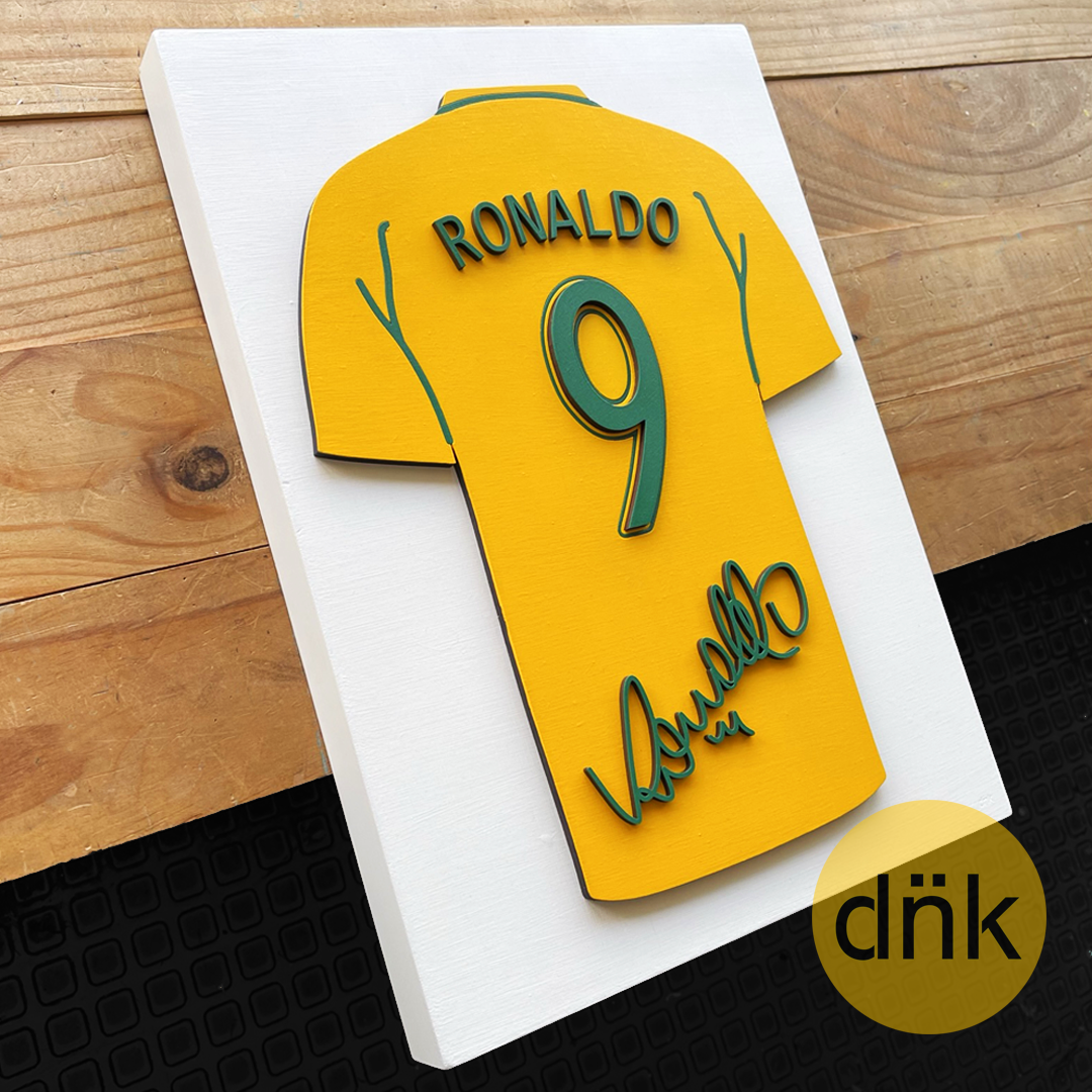 Cuadro 3D Camiseta Ronaldo