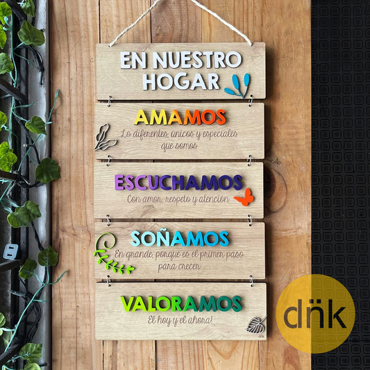 Cartel En Nuestro Hogar