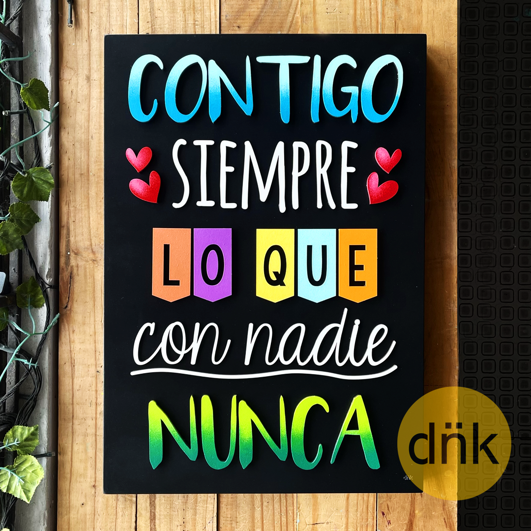 Pizarra Artística Contigo Siempre