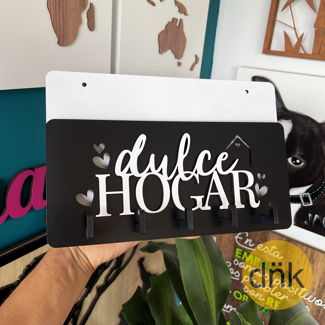 Portallaves Con Buzón Dulce Hogar