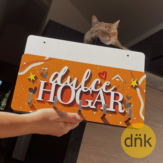 Portallaves Con Buzón Artístico ✨Dulce Hogar✨
