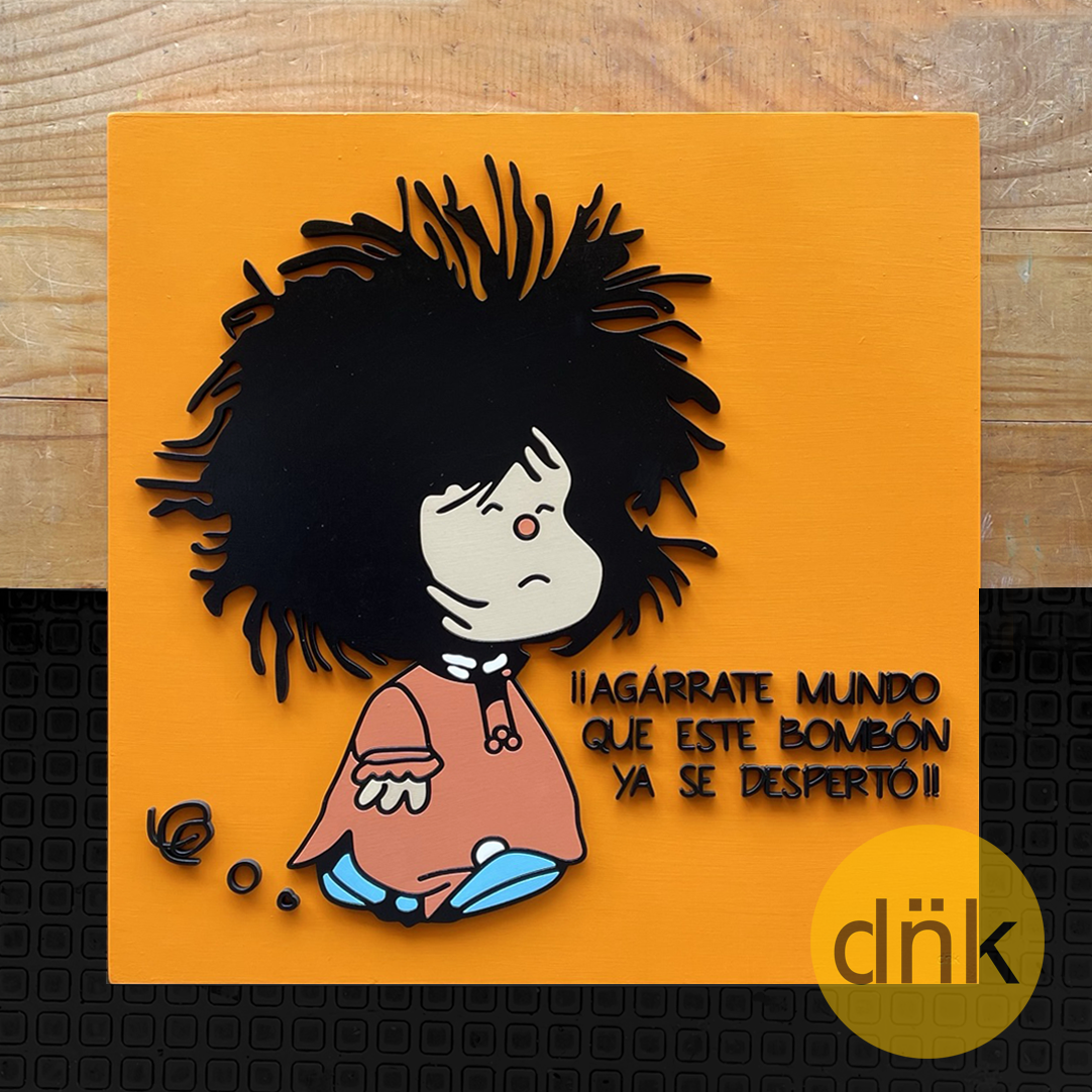 Cuadros 3D Mafalda