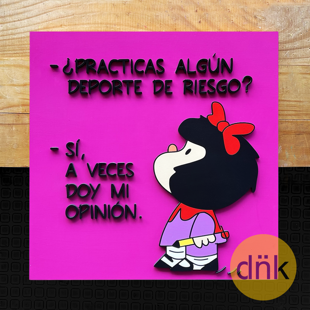 Cuadros 3D Mafalda