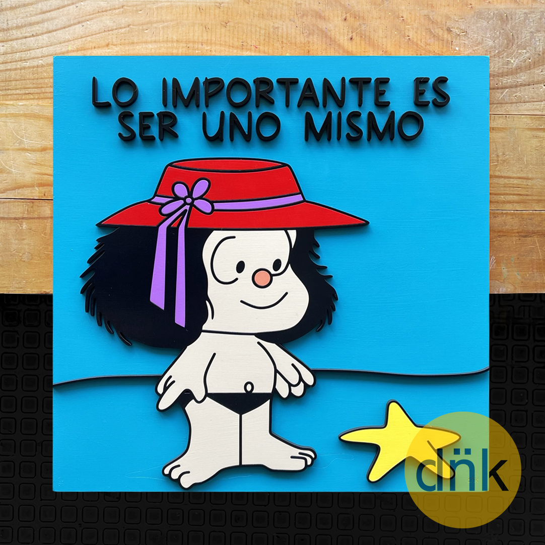 Cuadros 3D Mafalda