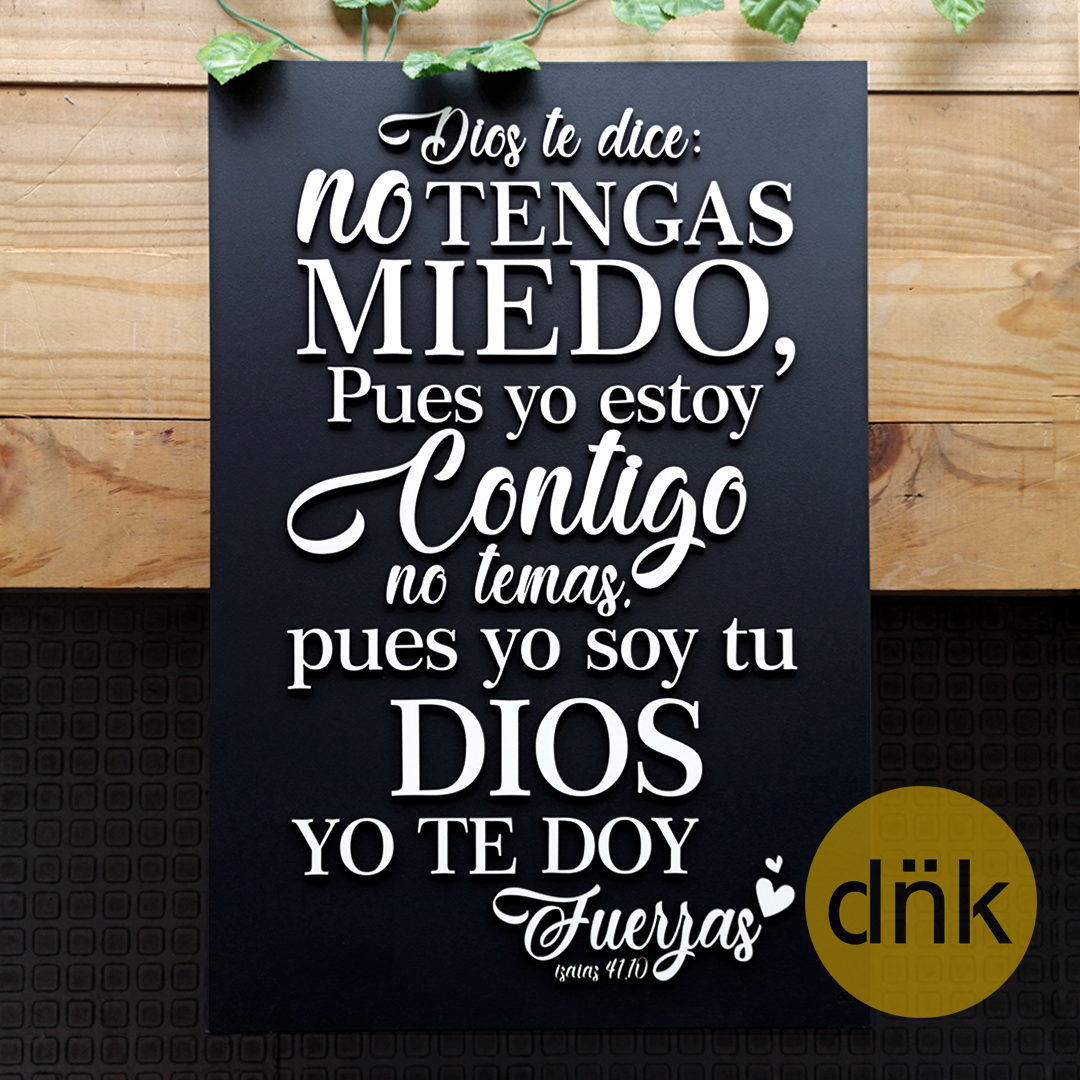 Pizarra Dios Te Dice
