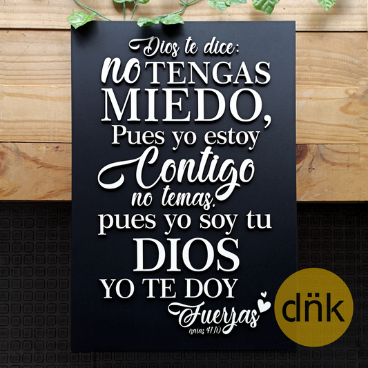 Pizarra Dios Te Dice