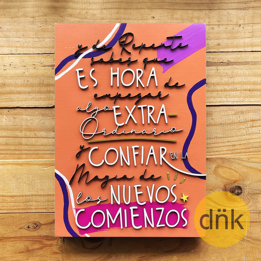 Cuadro 3D Artístico Comienzos
