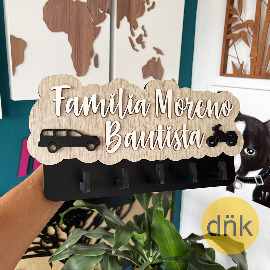 Portallaves Apellidos Familia Personalizado