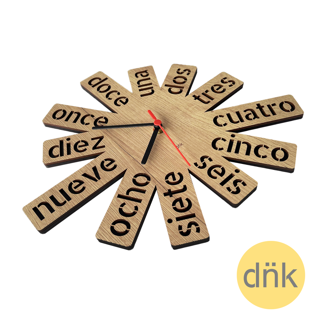 Reloj Letras dnk l
